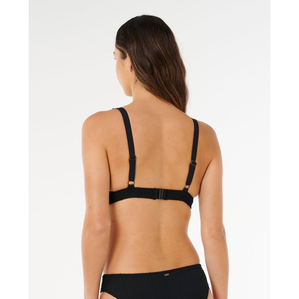 Haut de maillot de bain col V multi-fit Vibe SURF noir, RIP CURL