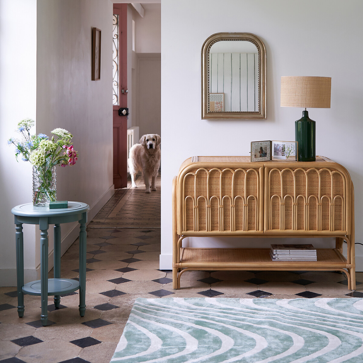 Cornice da posare 2 sezioni, Uyova ottone, LA REDOUTE INTERIEURS