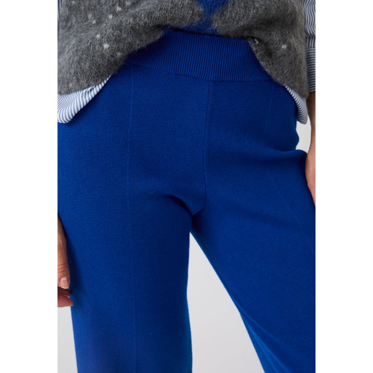 Pantalon maille enfilable Thermolactyl bleu, DAMART