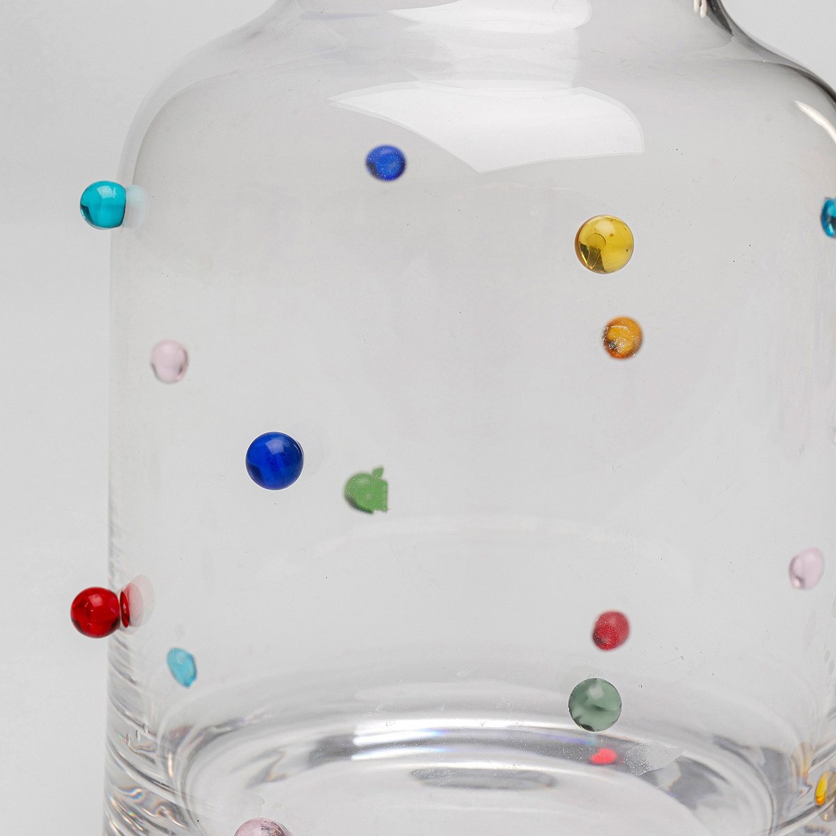 Carafe en verre, PARTY DOTS transparent, KARE DESIGN