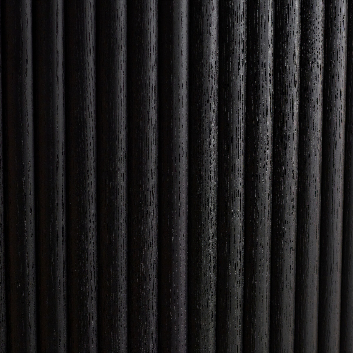 Lucien Fluted Wood Round Pedestal Dining Table black, SO'HOME