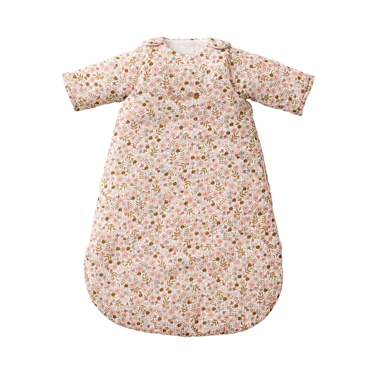 Gigoteuse manches amovibles personnalisable FLORA blanc imprimé, VERTBAUDET