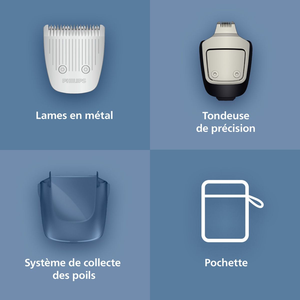 Tondeuse barbe BT5775/15 Series 5000, molette réglable, 40 hauteurs de coupe, précision 0,2 mm, autonomie 100 mn couleur unique, PHILIPS