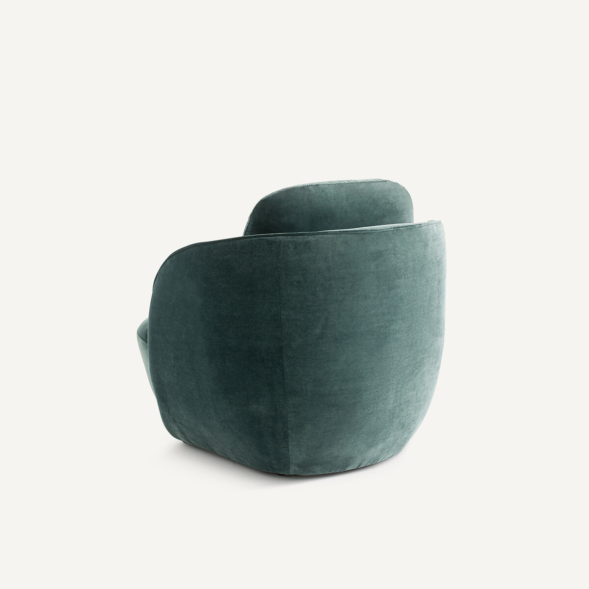 Fauteuil boule velours, Alpine vert cèdre, AM.PM