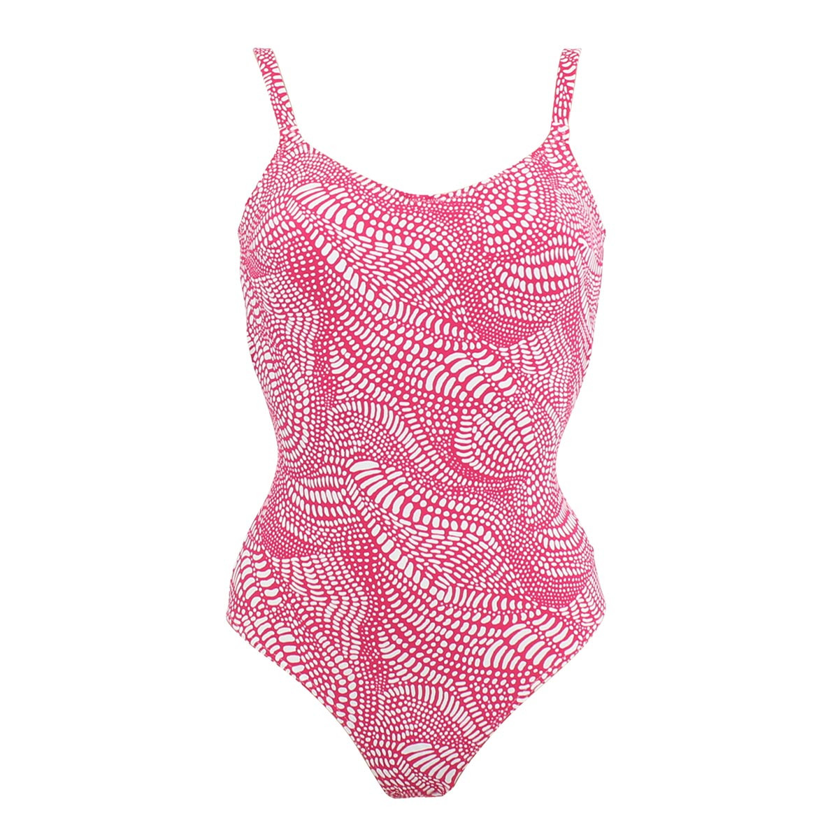 Maillot 1 pièce nageur Ela framboise, JANINE ROBIN