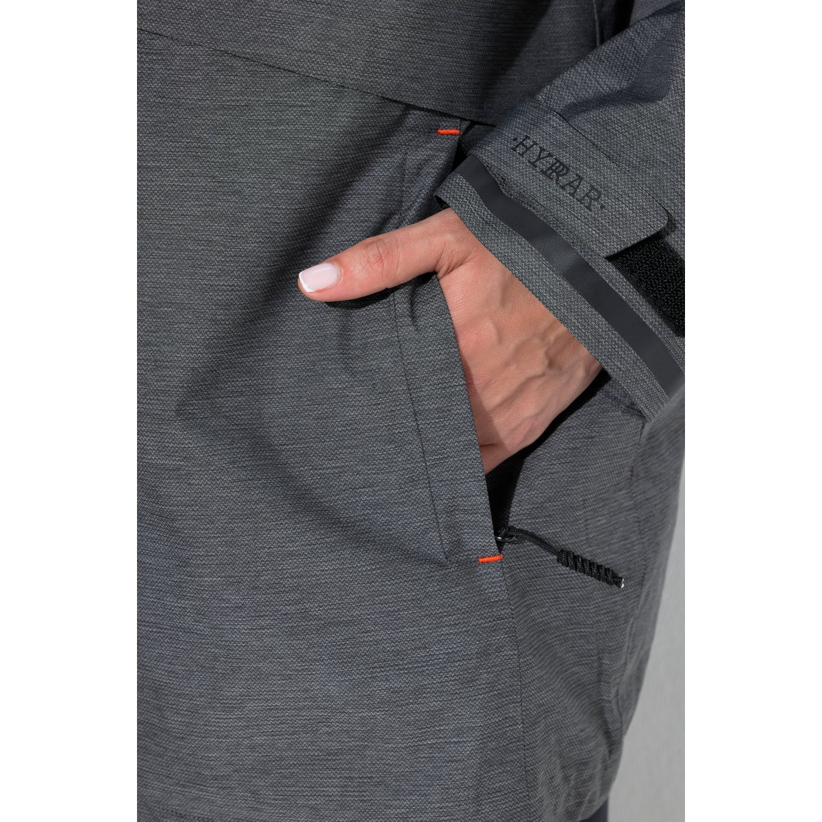 Veste technique HYPRAR Zip-In gris foncé, ULLA POPKEN
