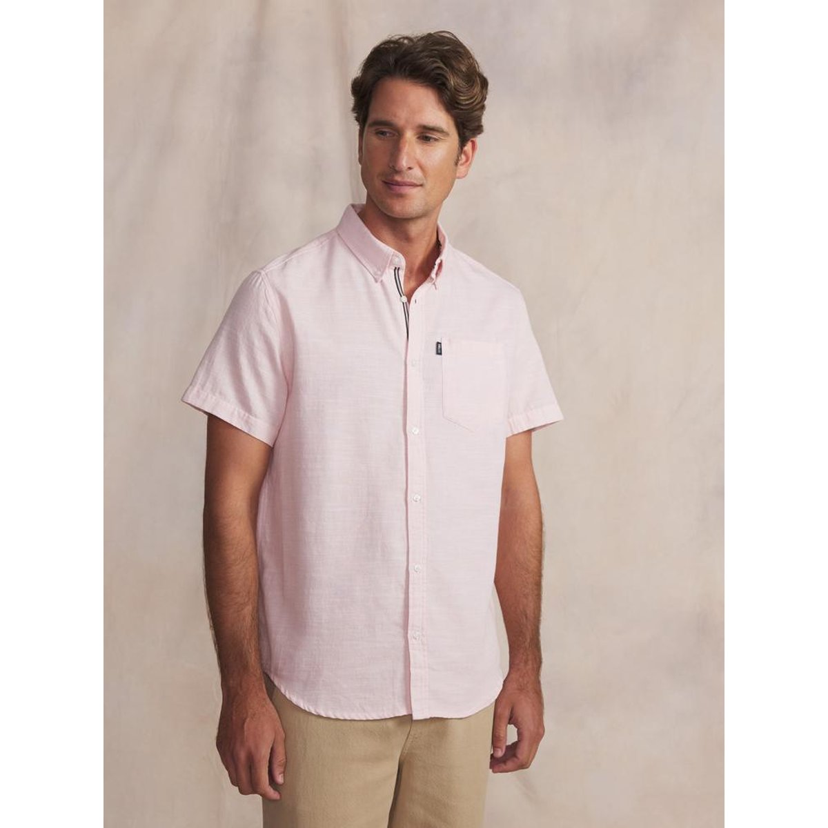Chemise manches courtes CALELCHA orchidee, TBS