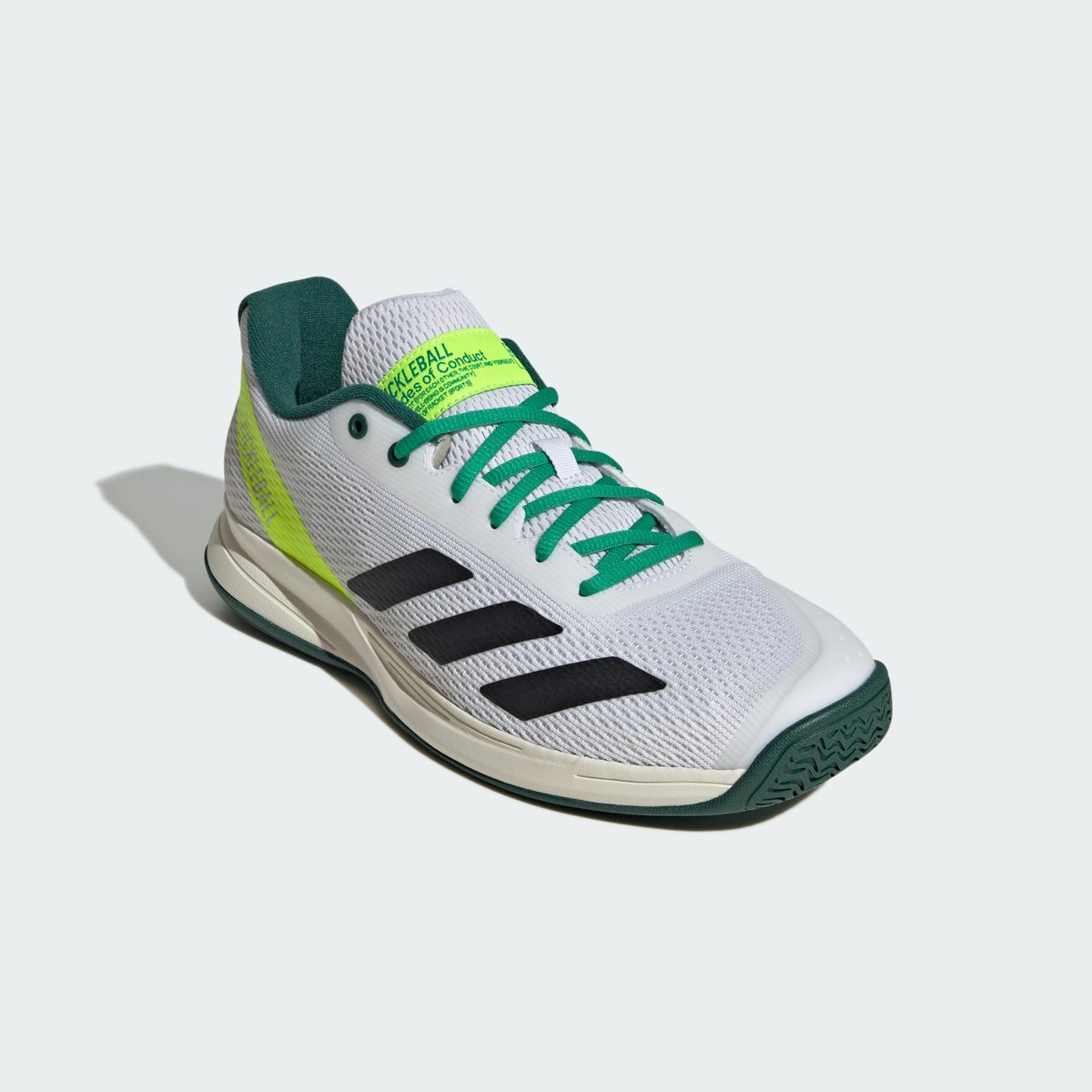 Chaussure De Pickleball Chaussure De Pickleball cloud white / core black / collegiate green, adidas Performance