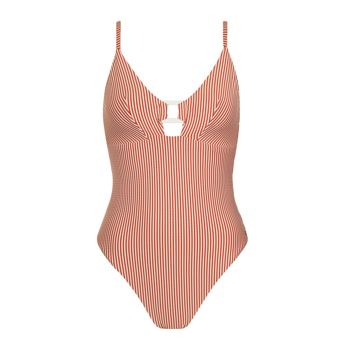 Maillot de bain une pièce sans armatures LASCARI rouge, LISCA