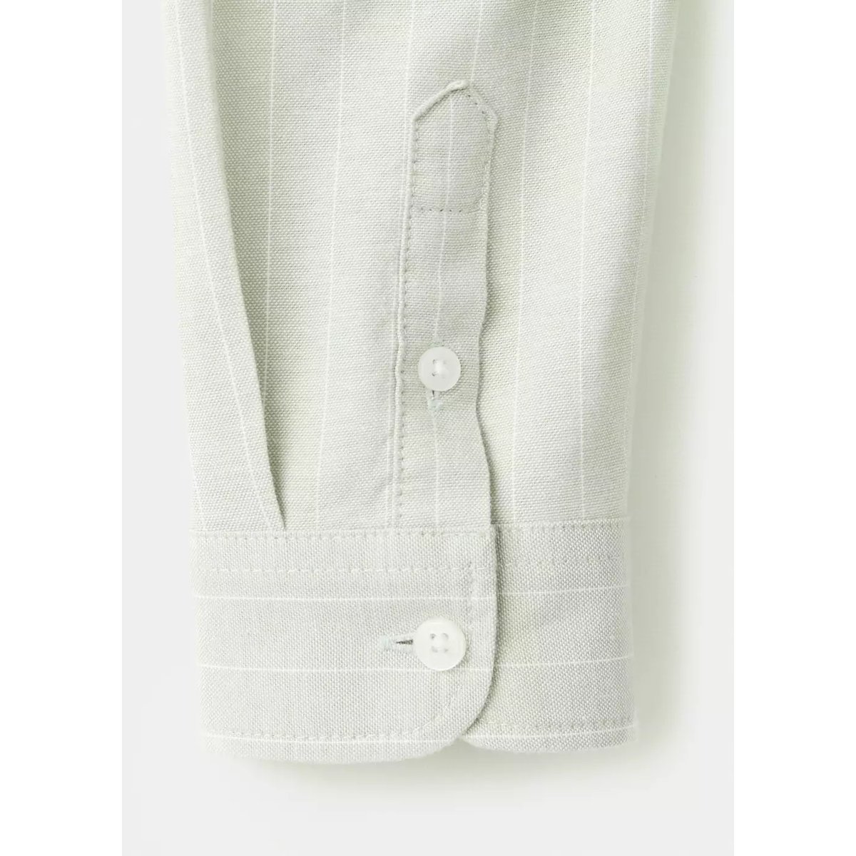 Chemise 100 % coton rayures vert, MANGO KIDS
