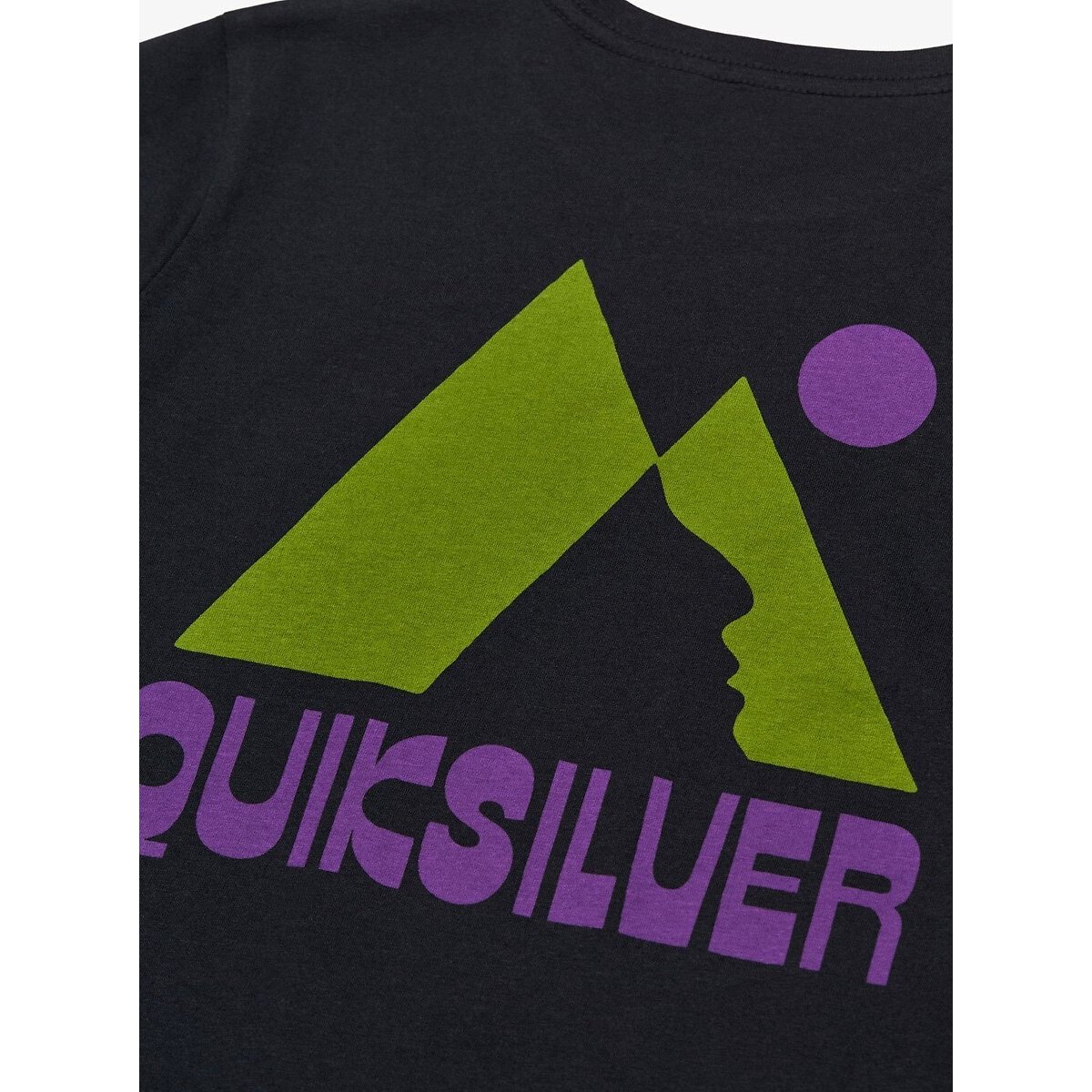 T-shirt à manches courtes, imprimé dos noir, QUIKSILVER