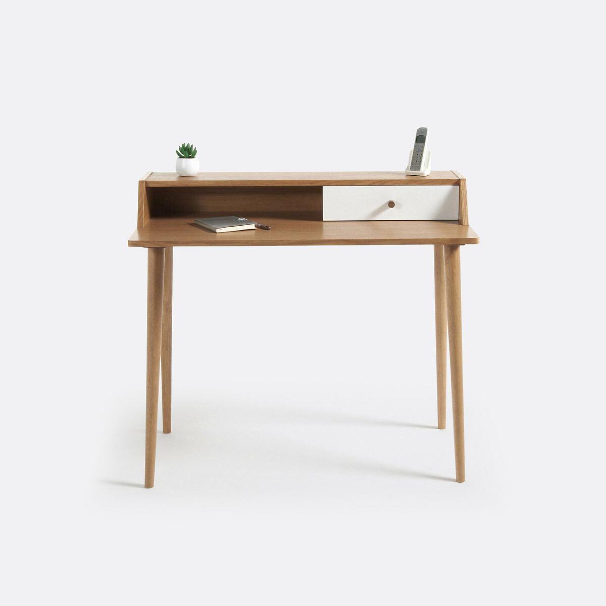 Beistelltisch Clairoy, 1 Schublade eiche, LA REDOUTE INTERIEURS