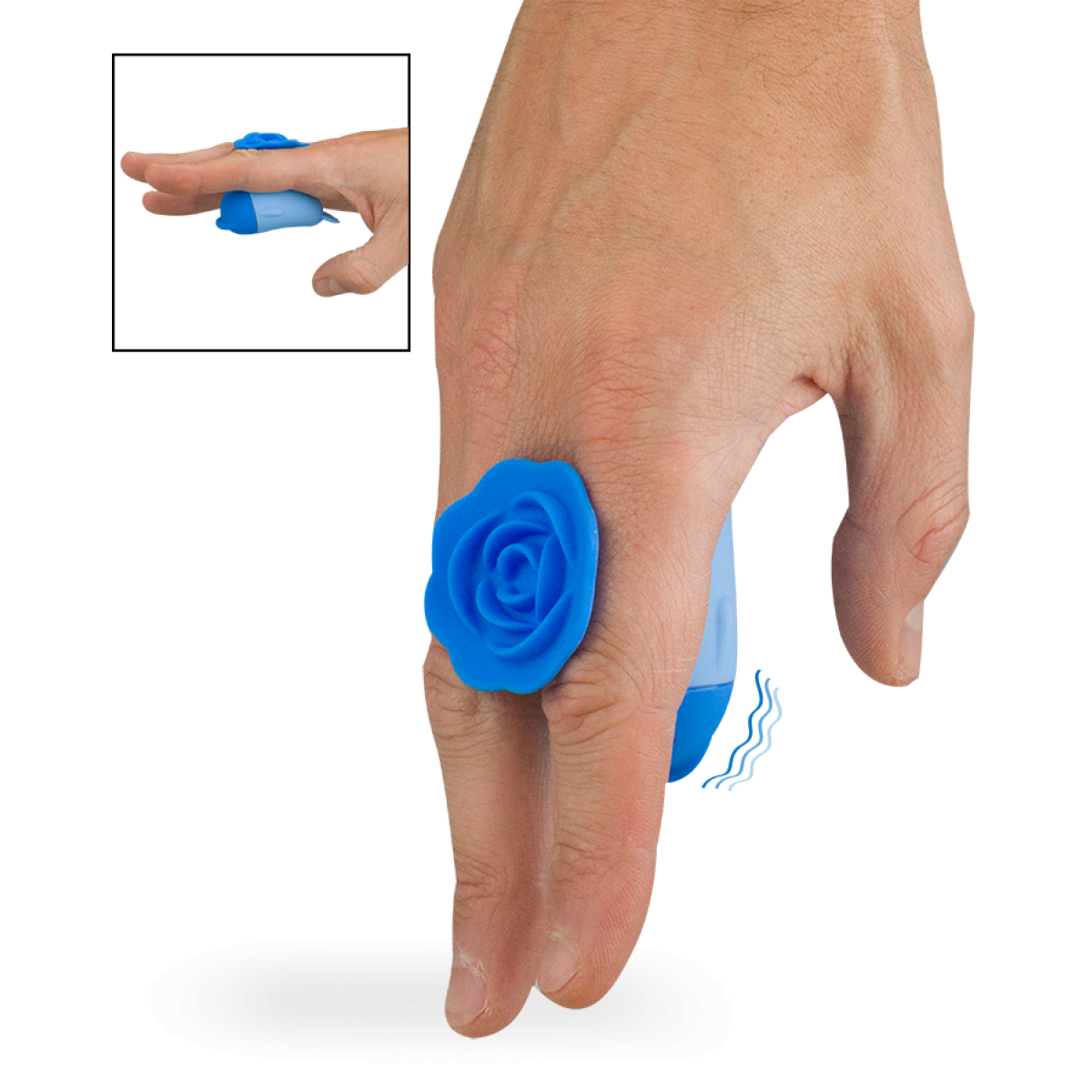 Stimulateur clitoridien vibrant Dolphizz bleu, LOVE AND VIBES