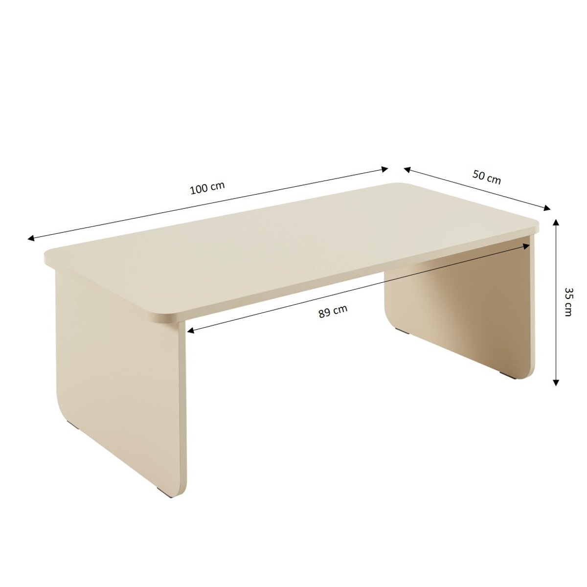 Table basse AKKA beige, BAÏTA