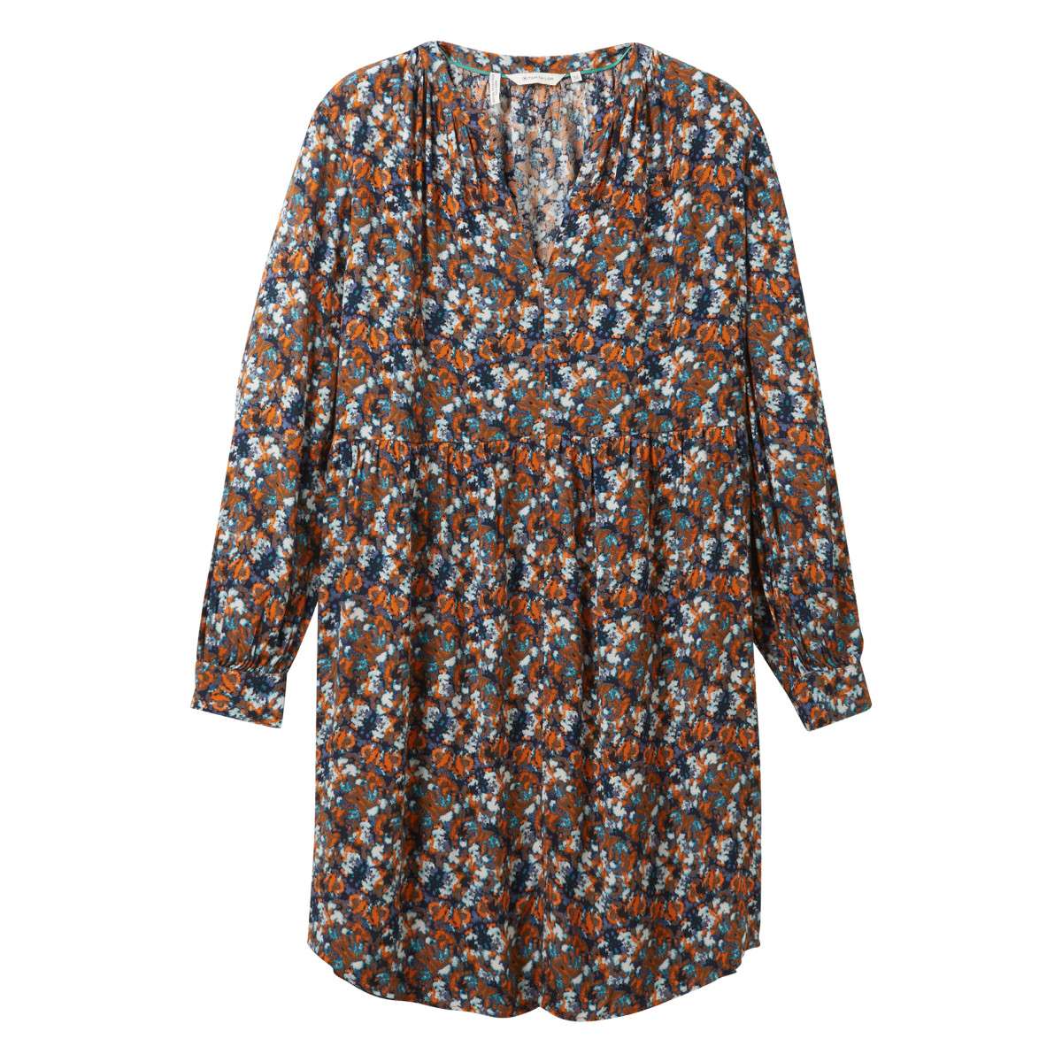 Robe courte fluide multicolore, TOM TAILOR