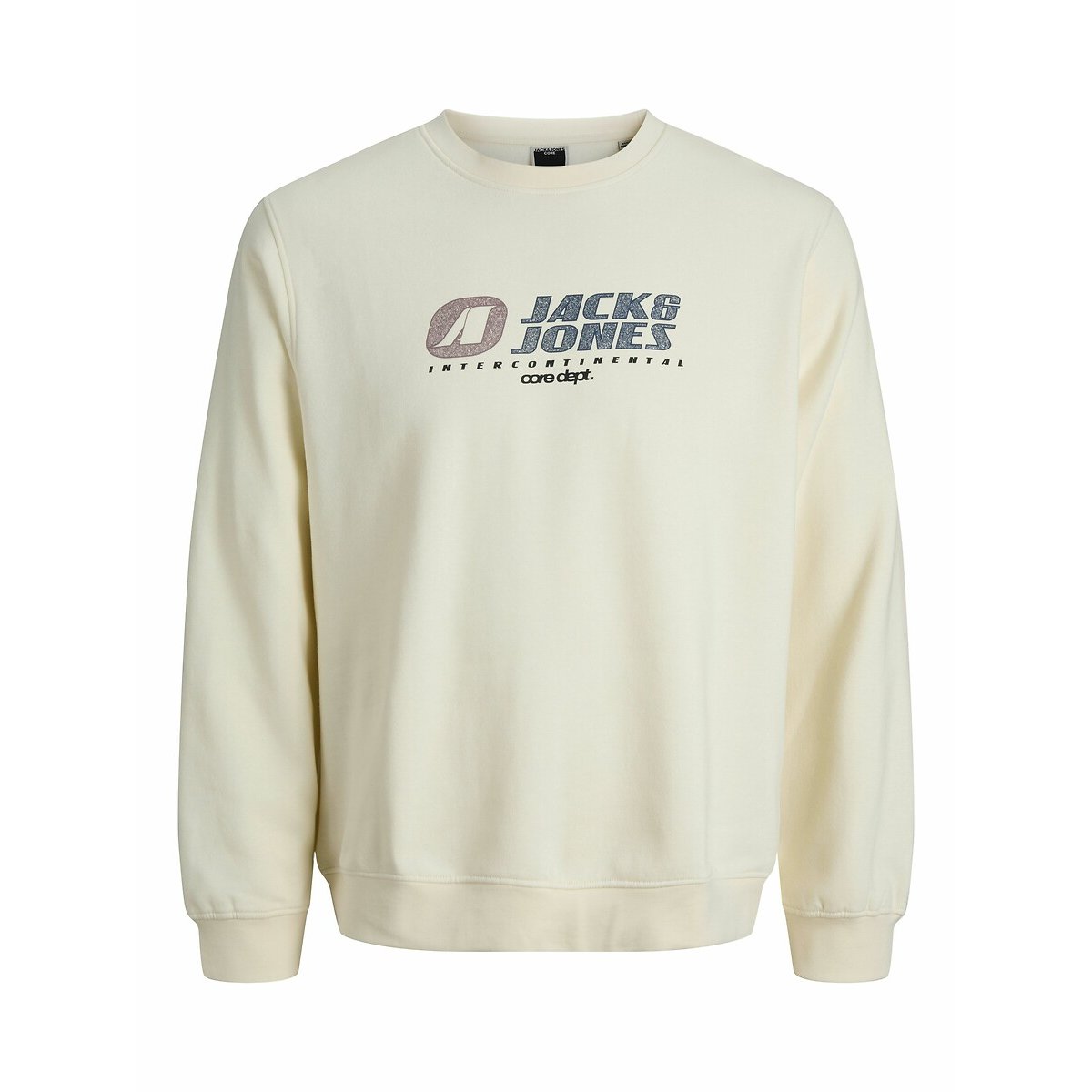 Sweat col rond ecru, JACK & JONES