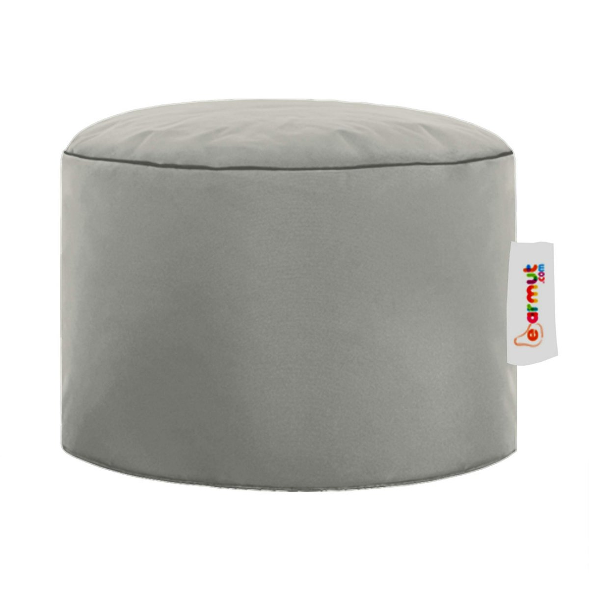Pouf d'extérieur rond imperméable ARTA gris, PIER IMPORT