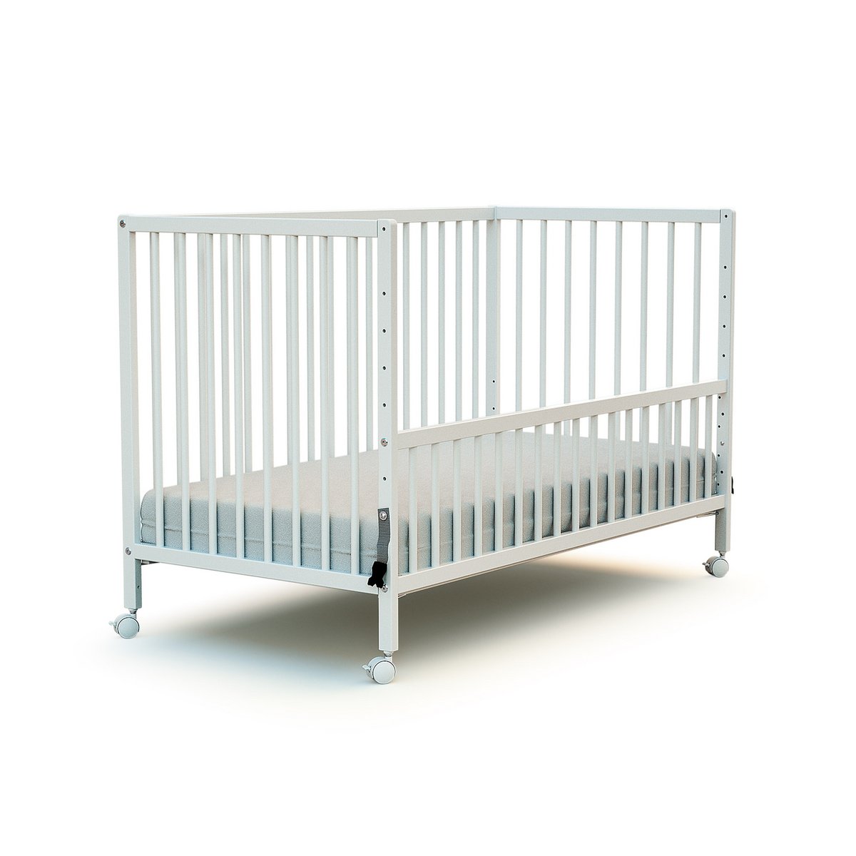 Lit bébé cododo en bois LIO blanc, WEBABY