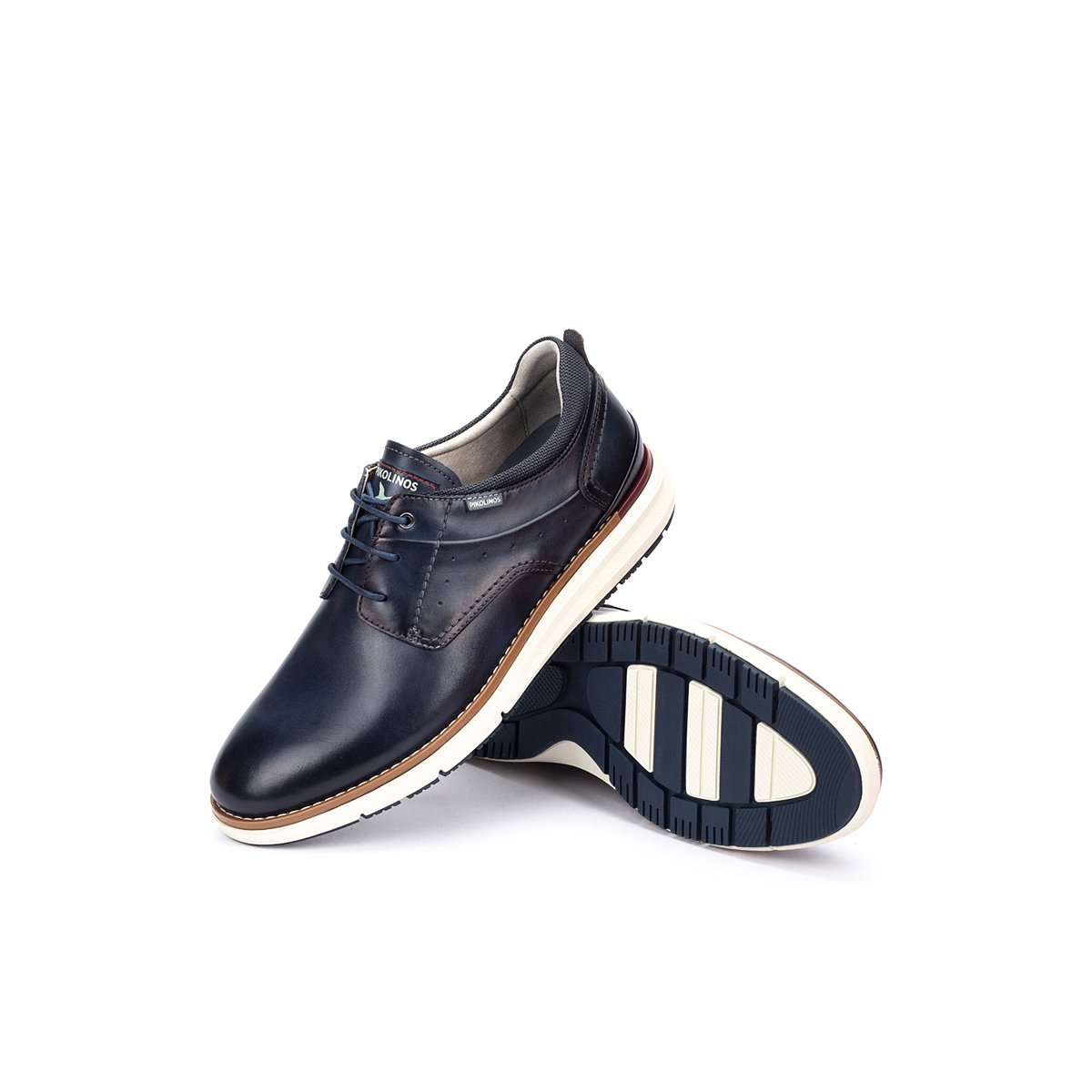 Chaussures à lacets cuir Manacor blue, PIKOLINOS
