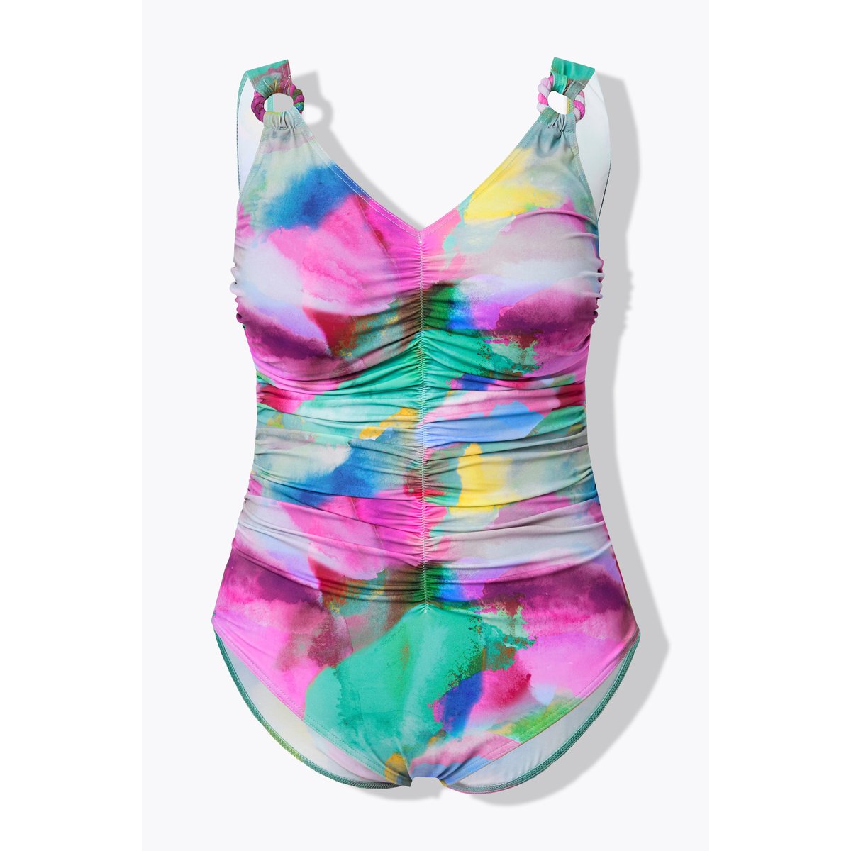 Maillot de bain avec bonnets souples émeraude, ULLA POPKEN