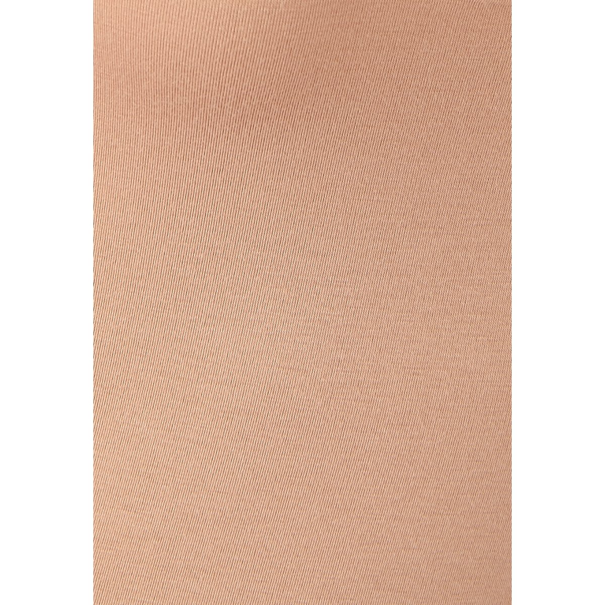 T-shirt dentelle Thermolactyl Sensitive écru marron ambre, DAMART