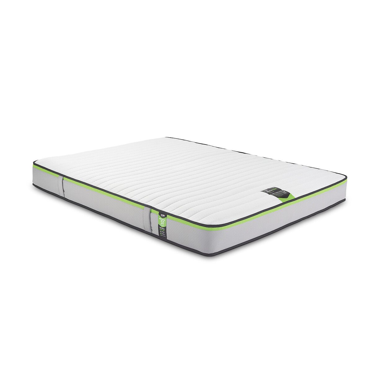Jay-Be® Benchmark S1 Comfort Eco-Friendly Mattress grey/green, JAY-BE
