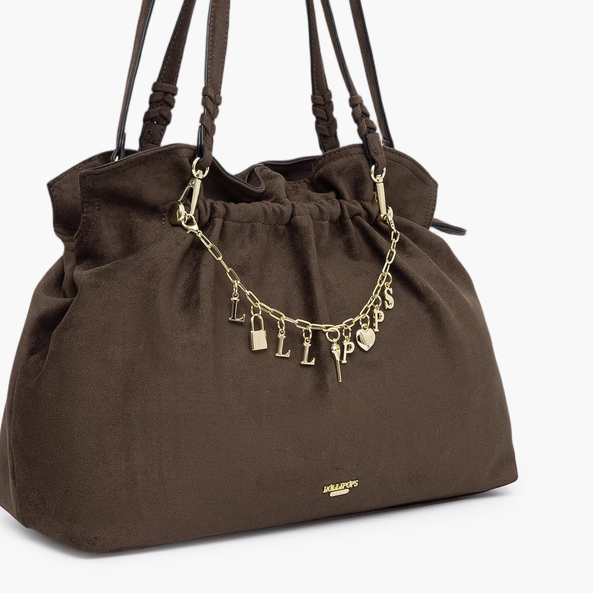 Sac shopper M Teana marron, LOLLIPOPS