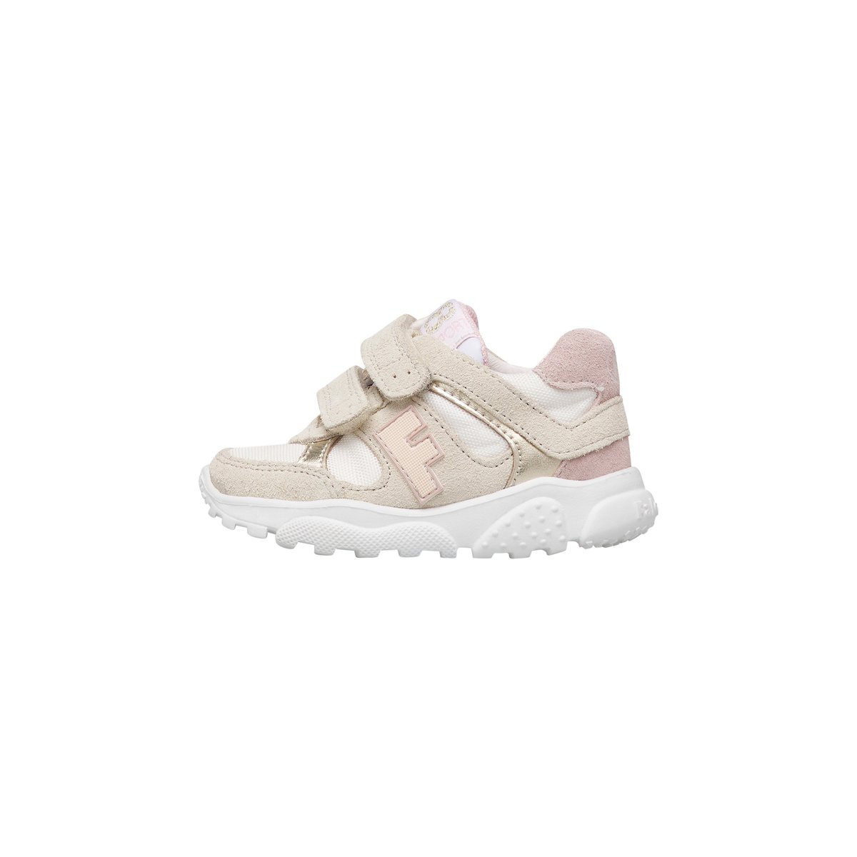 Sneakers en daim et tissu WIMY VL. blanc-platine-, FALCOTTO
