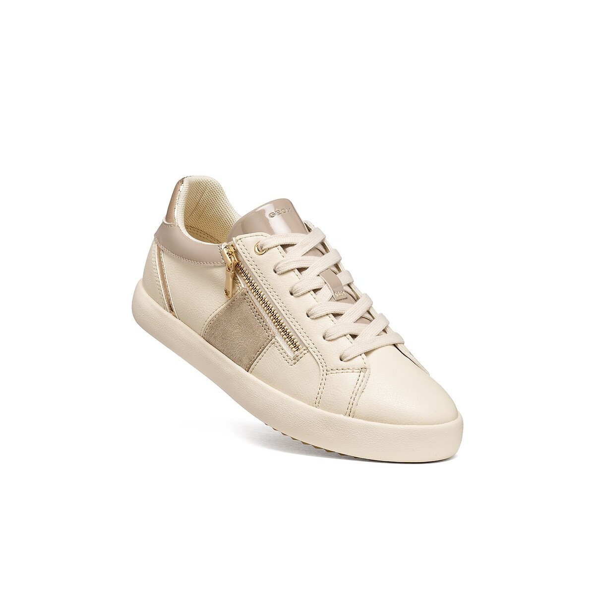 Baskets zippées et à lacets, BLOMIEE beige, GEOX