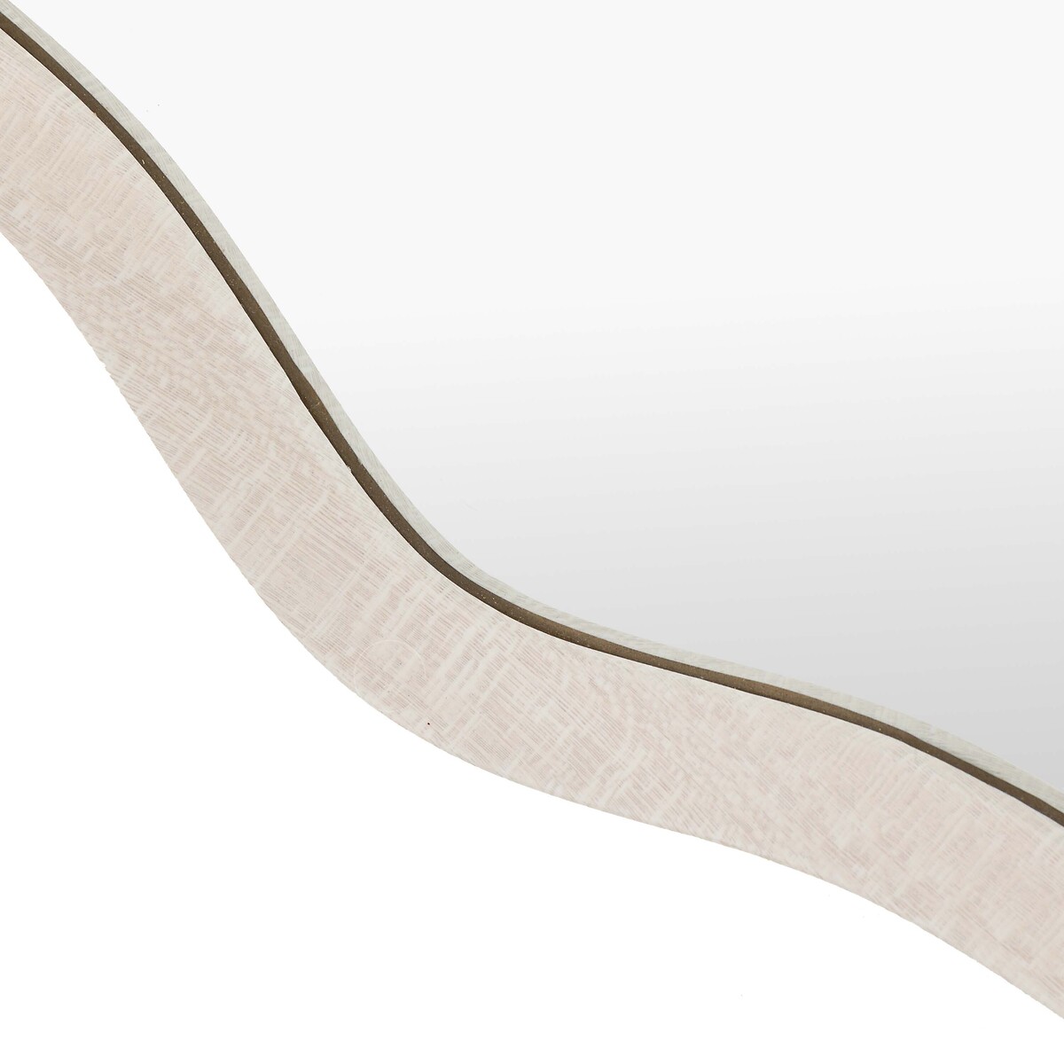 80cm Morley Wave Round Mirror grey, ÉDITÉ