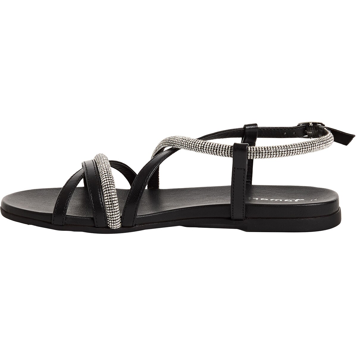 Flat Multi Strap Sandals black, TAMARIS