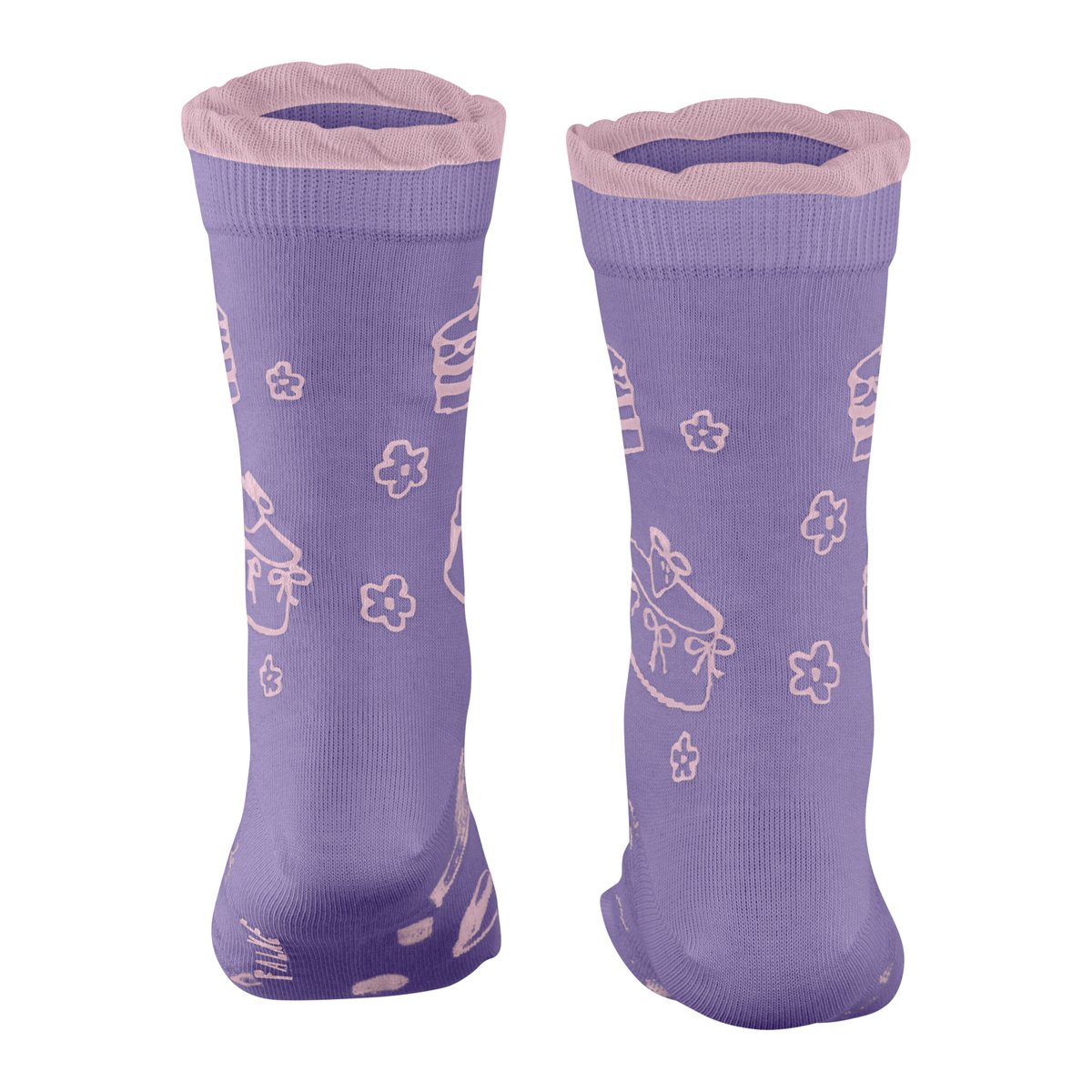 Chaussettes Beautiful Cakes violet, FALKE