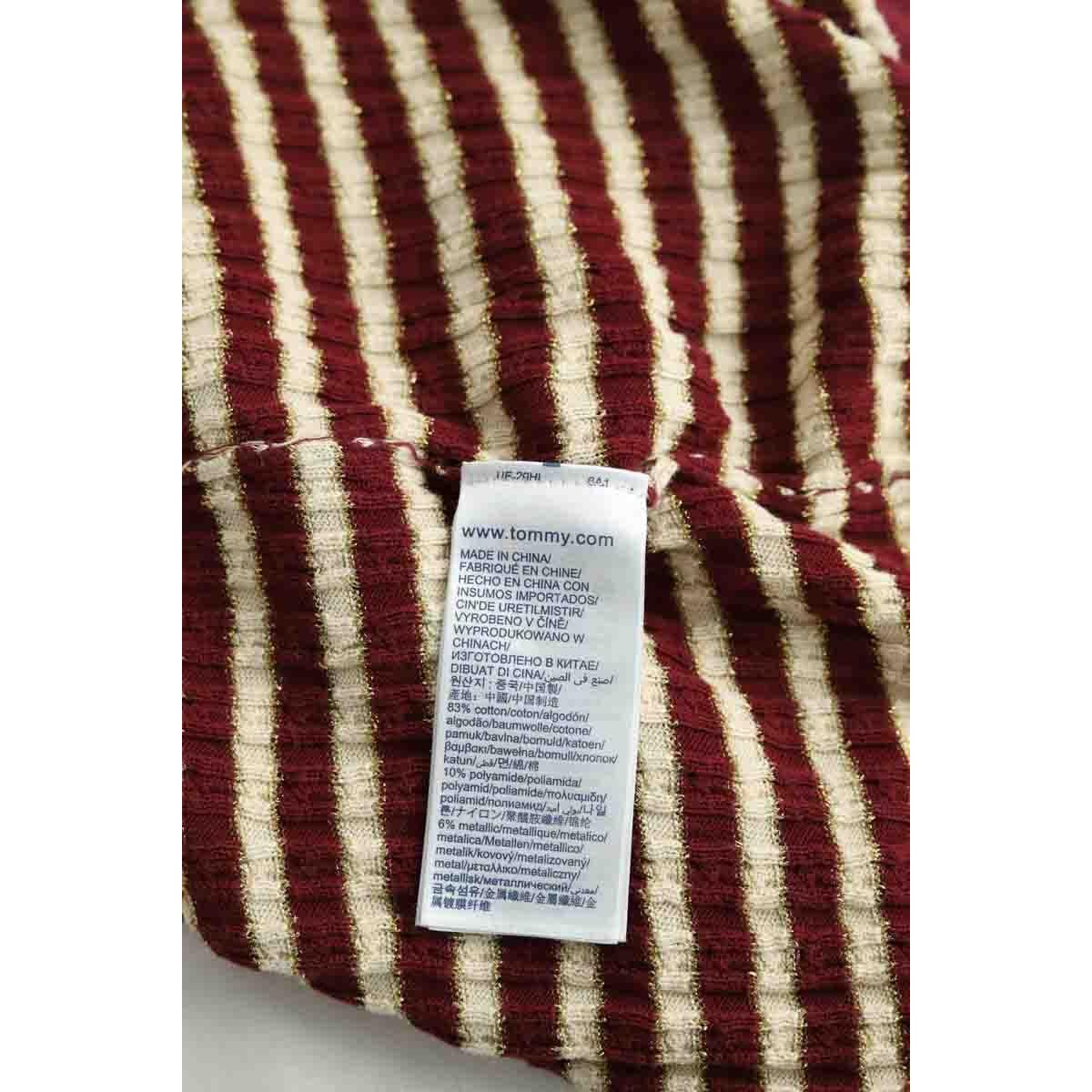 Top sans manche - Très Bon État bordeaux, TOMMY HILFIGER
