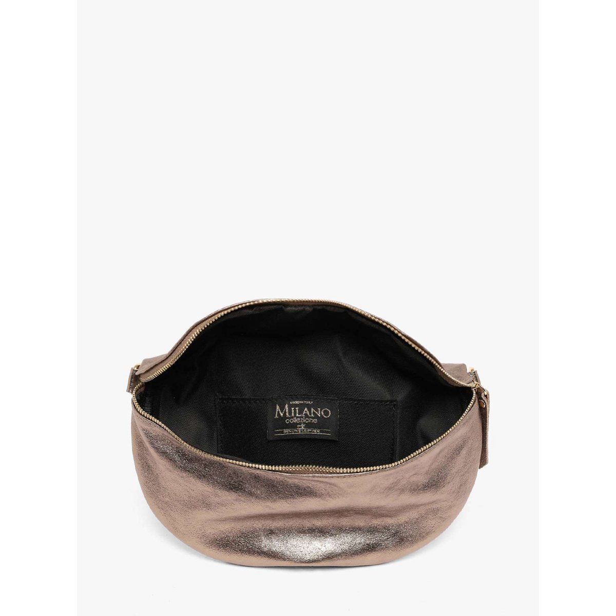 Sac banane cuir bronzo, MILANO