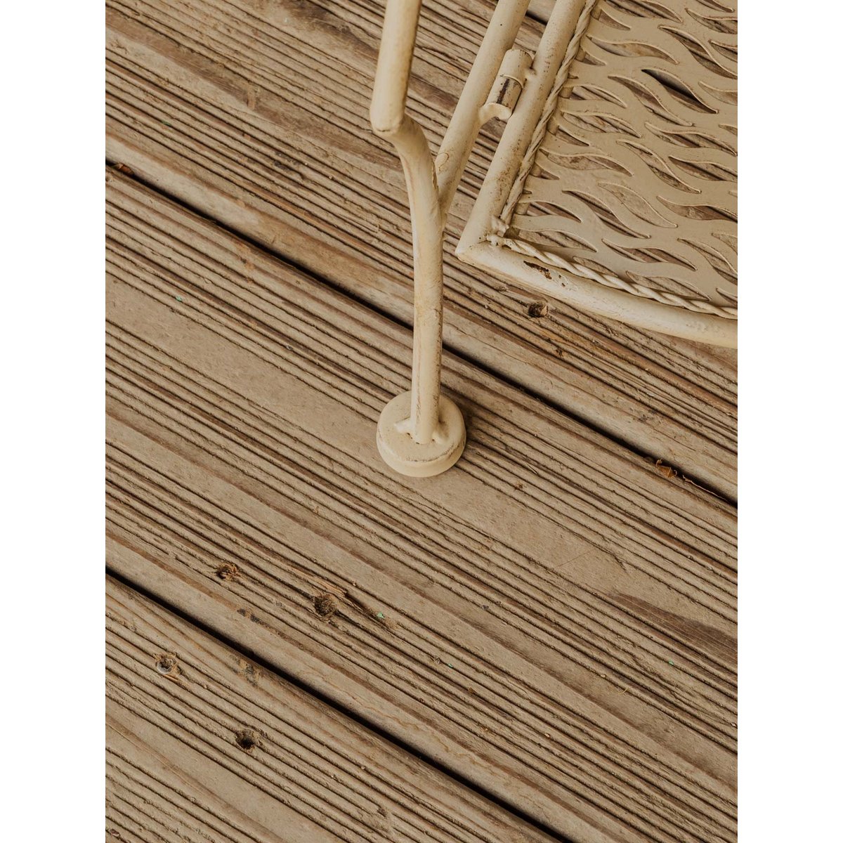 Étagère en métal crème Gaëlle N°1602 - Bon état crème, DEBONGOUT