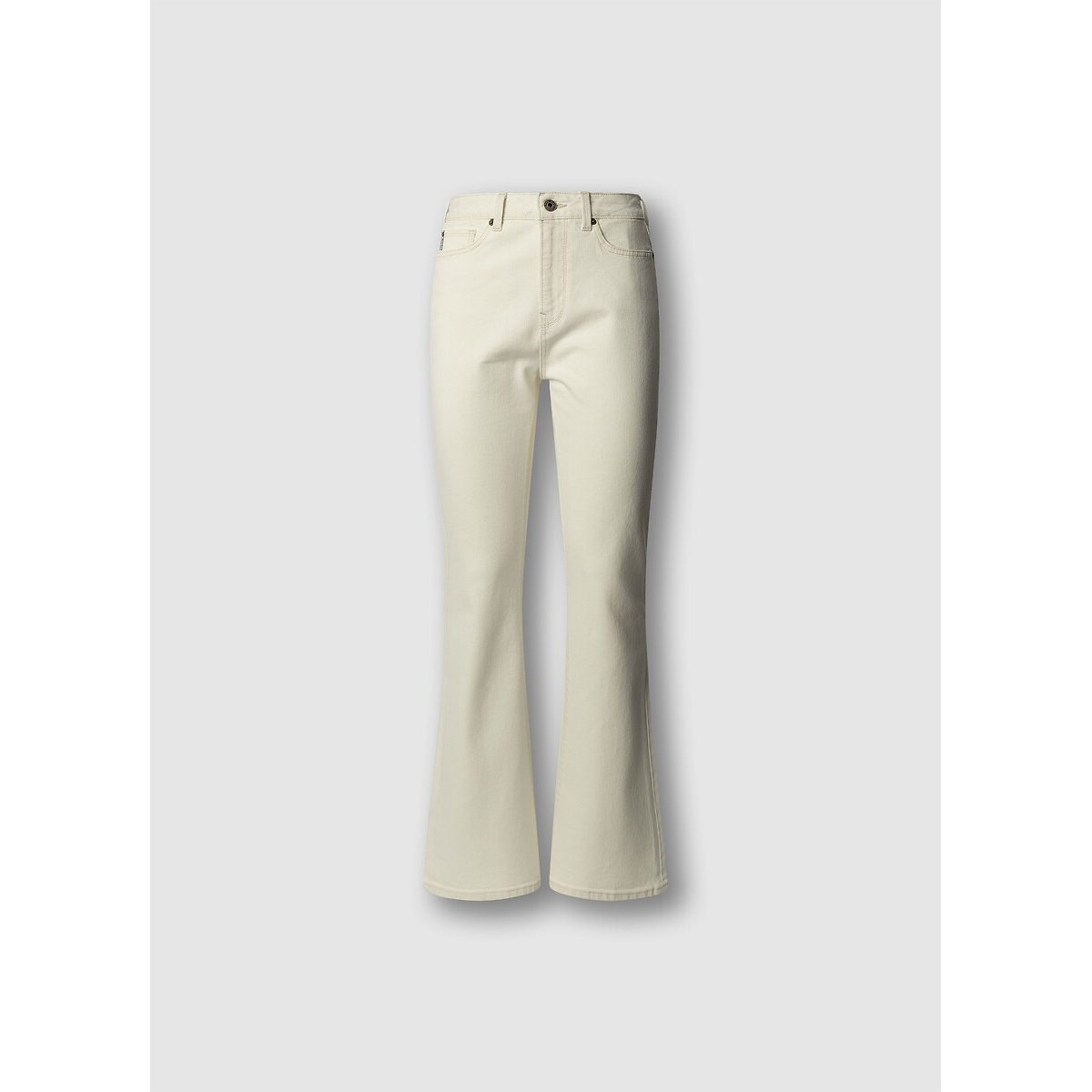Jean flare taille haute DION ecru, PEPE JEANS