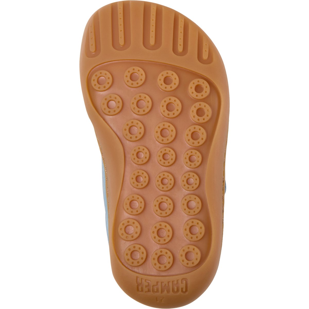 Baskets Peu Path Smooth Leather bleu brun 002, CAMPER