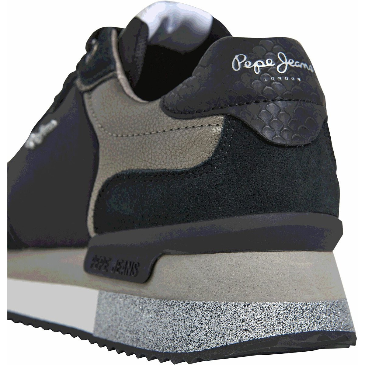 Baskets Rusper Glam W noir, PEPE JEANS