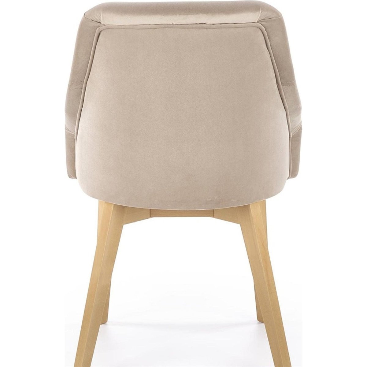 Chaise tapissée avec accoudoirs BERLAS rose poudré, RECOLLECTION