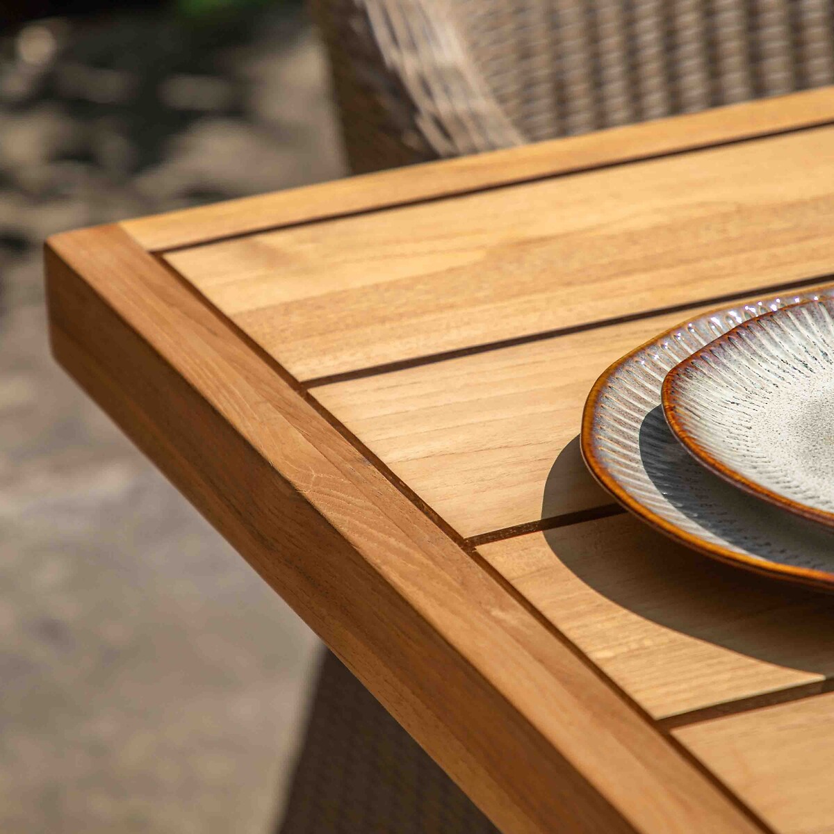 Carrington Teak Garden Dining Table (Seats 8) teak, ÉDITÉ