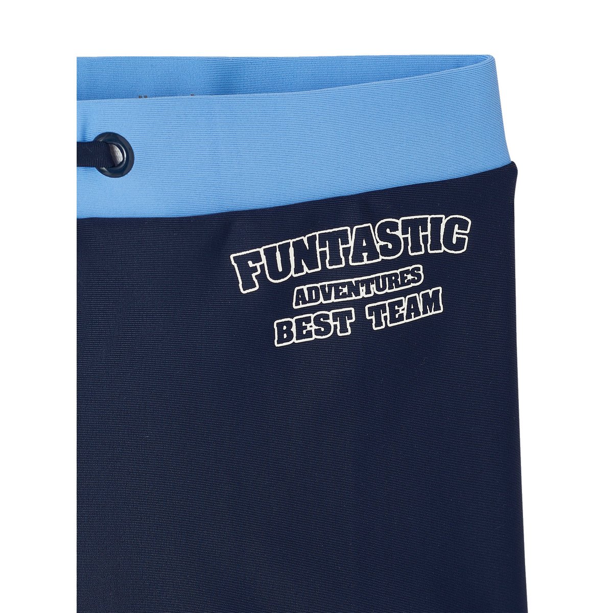 Ensemble de bain boxer + bonnet encre, VERTBAUDET
