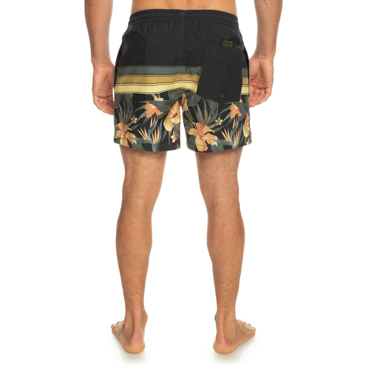 Short de bain SPORT FLORAL 15" noir black, QUIKSILVER