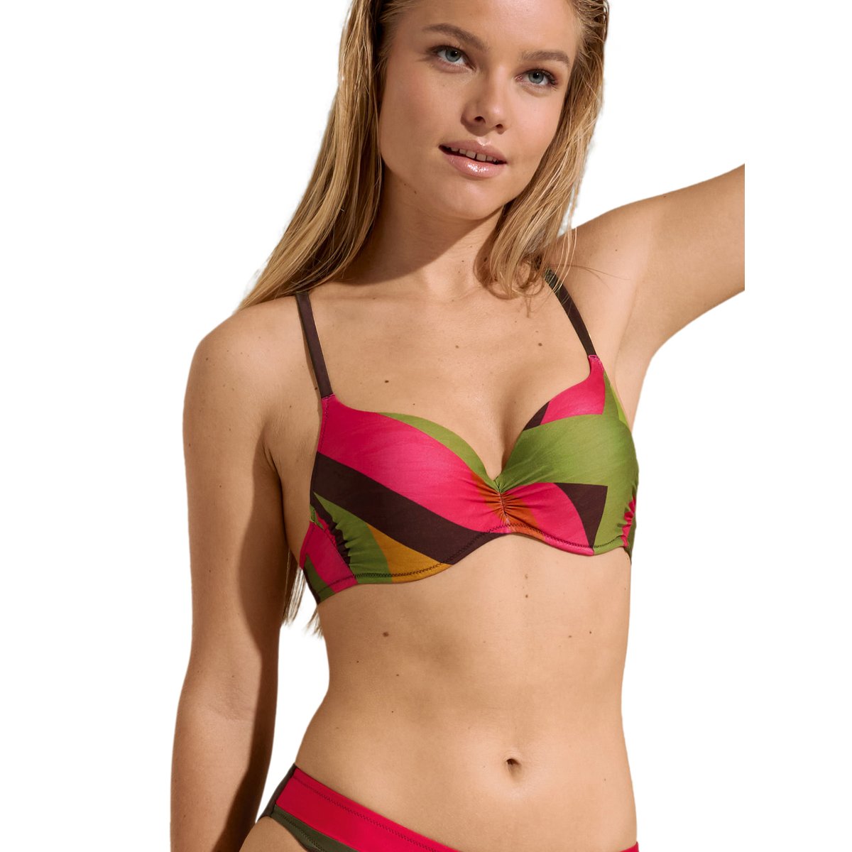 Haut maillot de bain préformé Viviero marron, LISCA