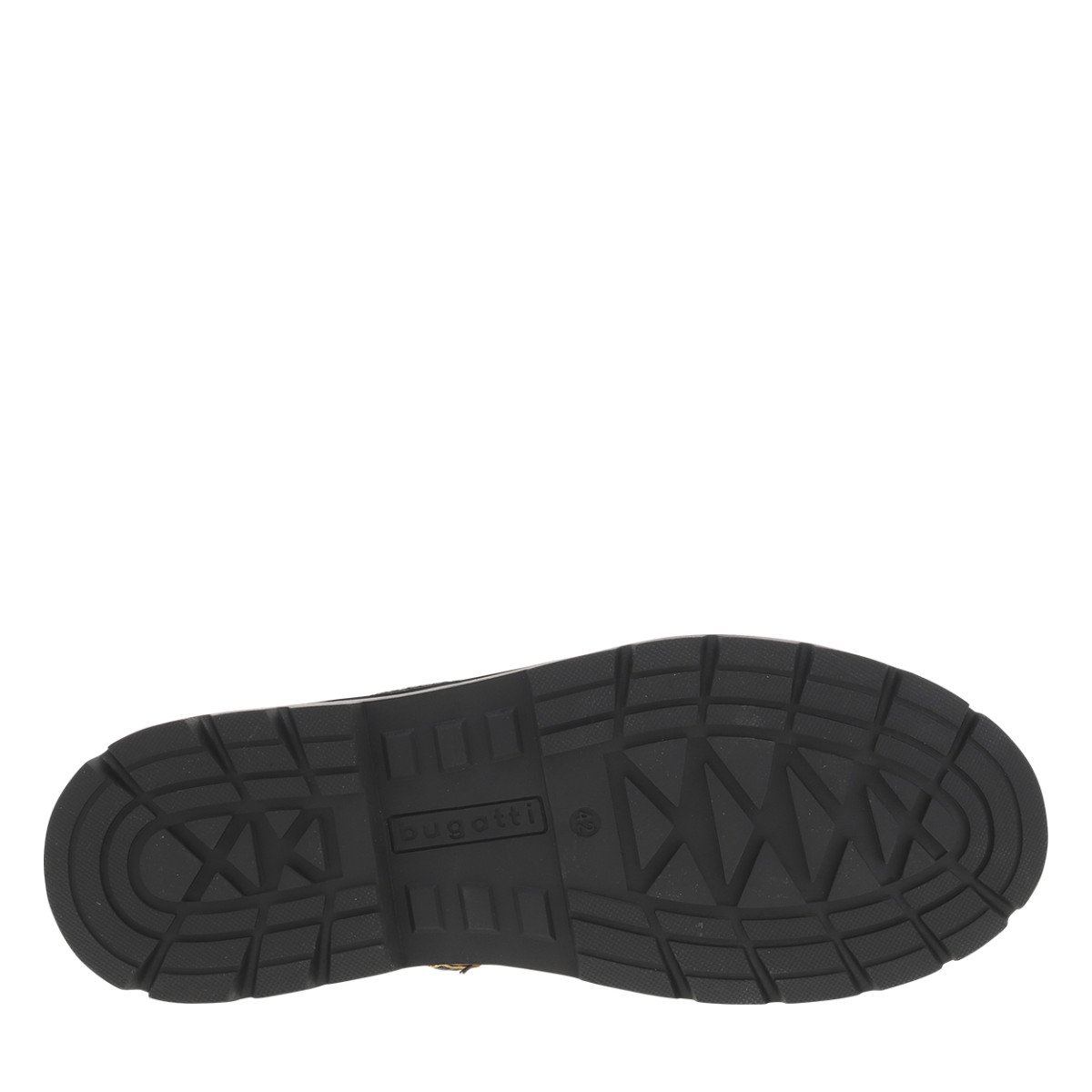 Bottines talon plat marron, BUGATTI
