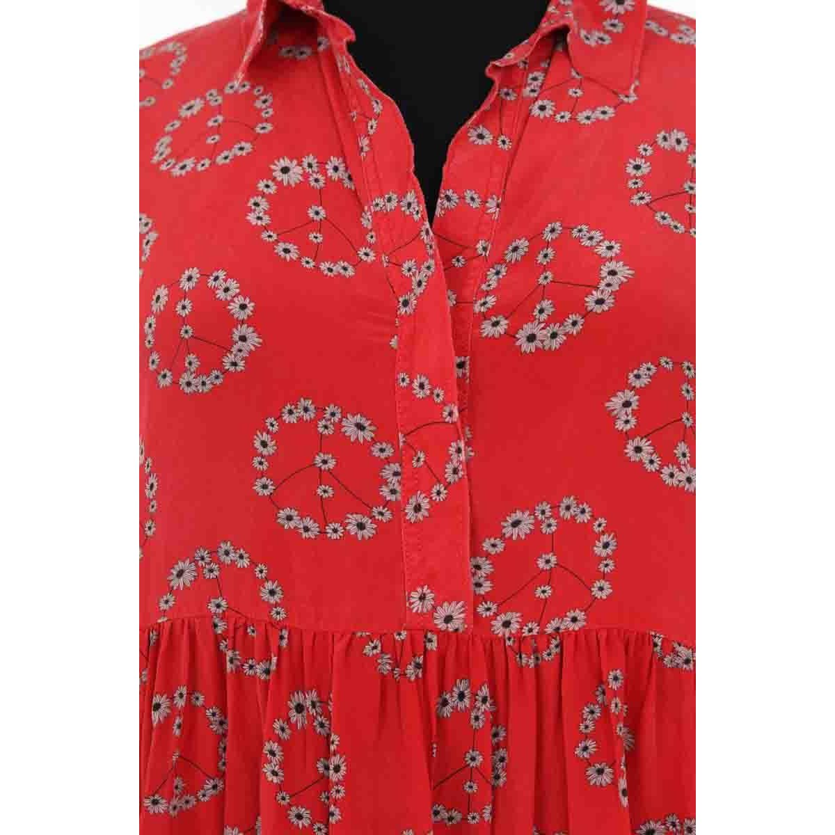 Robe - Très Bon État rouge, SANDRO
