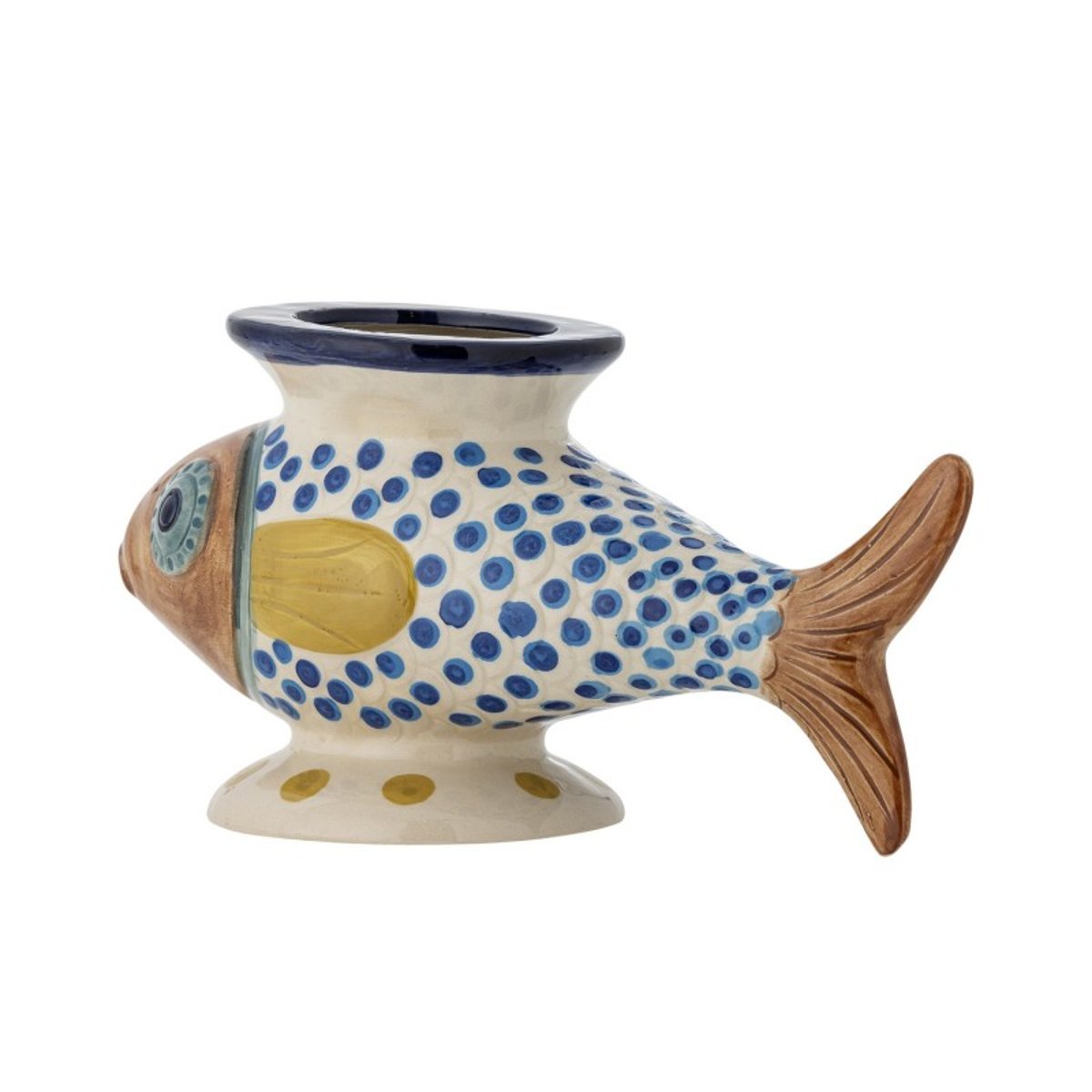 Vase poisson grès peint Nobu multicolore, BLOOMINGVILLE