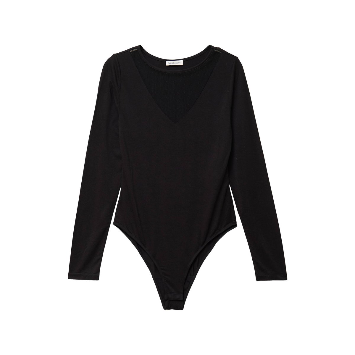 Body thermique col rond manches longues noir, CACHE CACHE