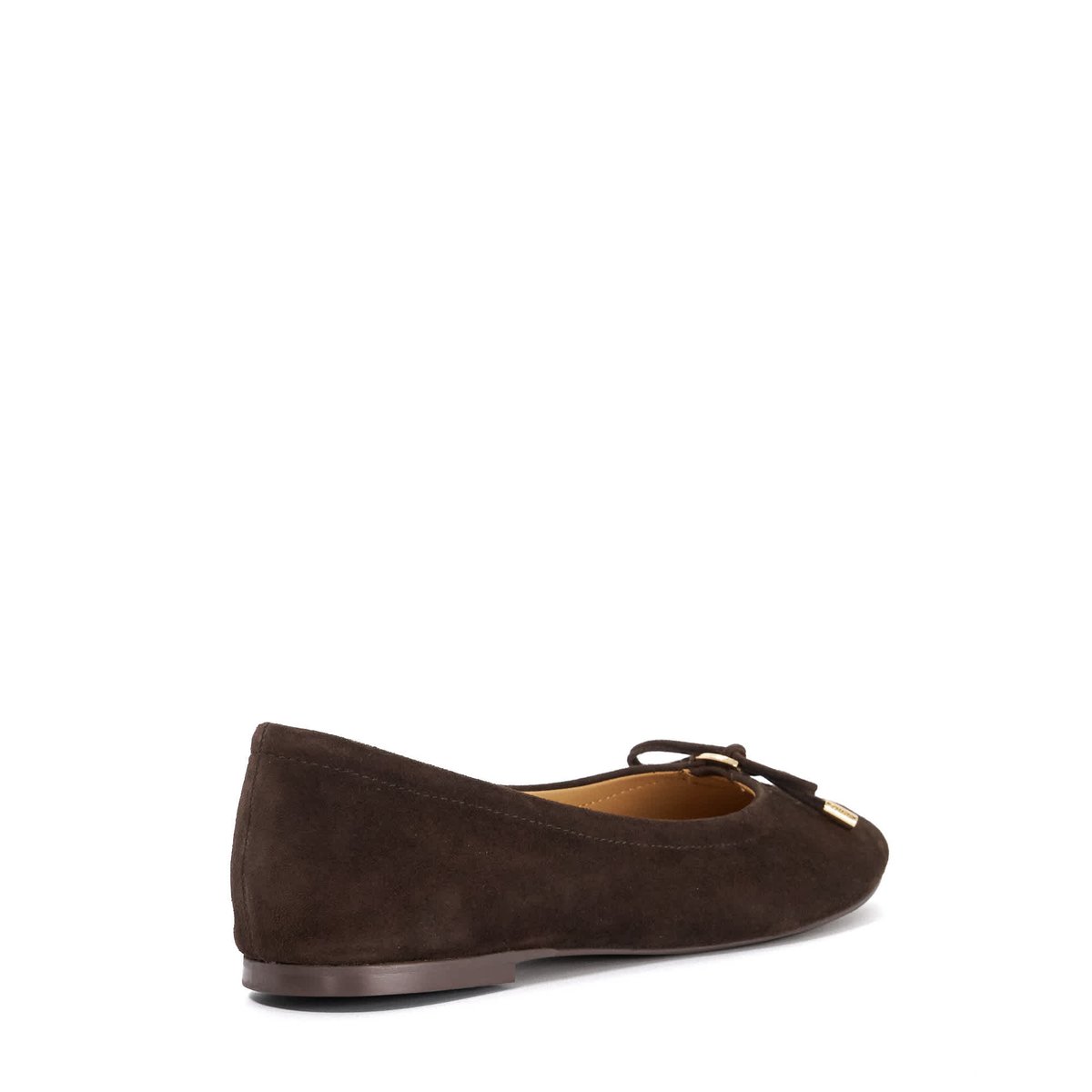 Ballerines en cuir ajourées - HALI brown-suede, DUNE LONDON