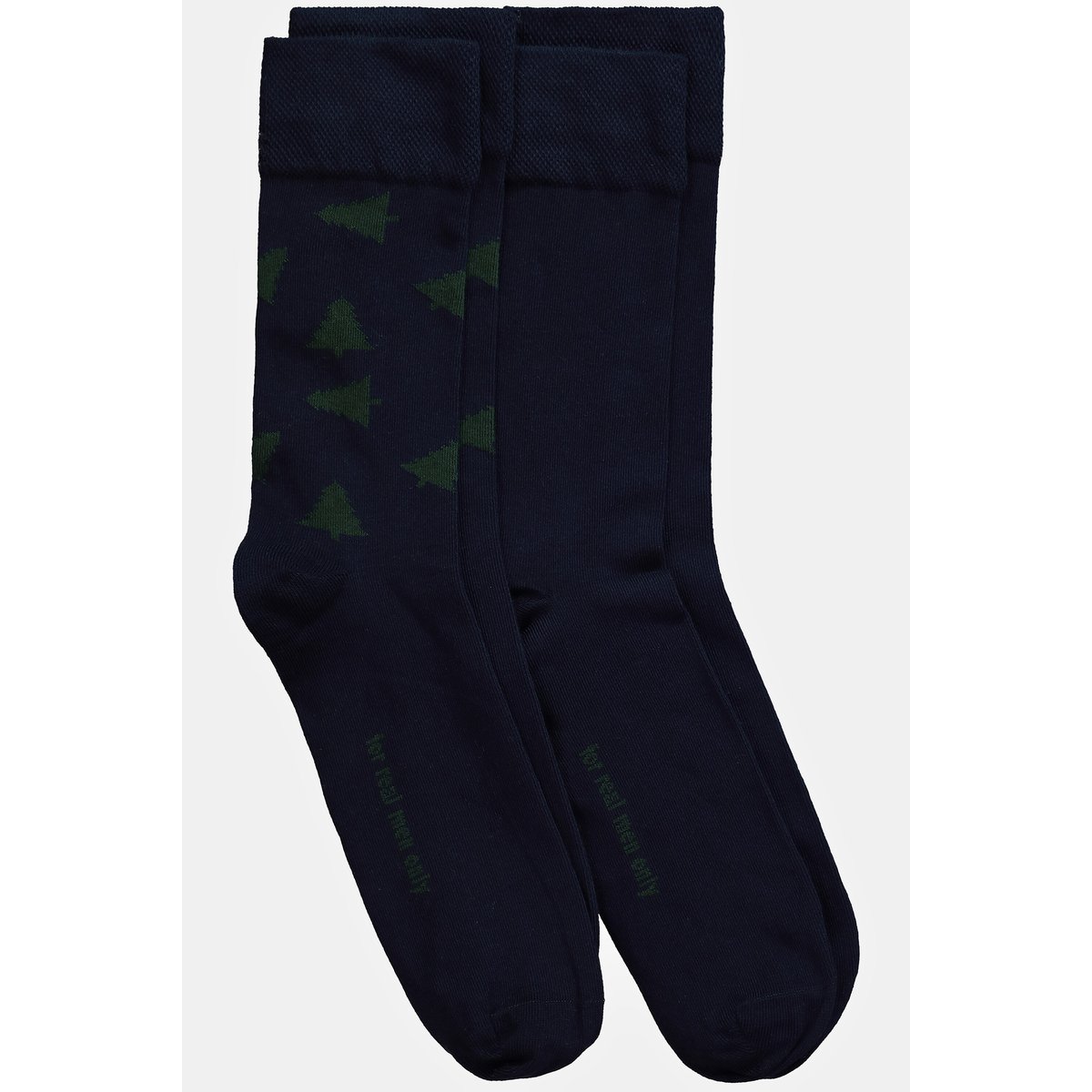 Chaussettes de Noël, lot de deux marine foncé, JP1880