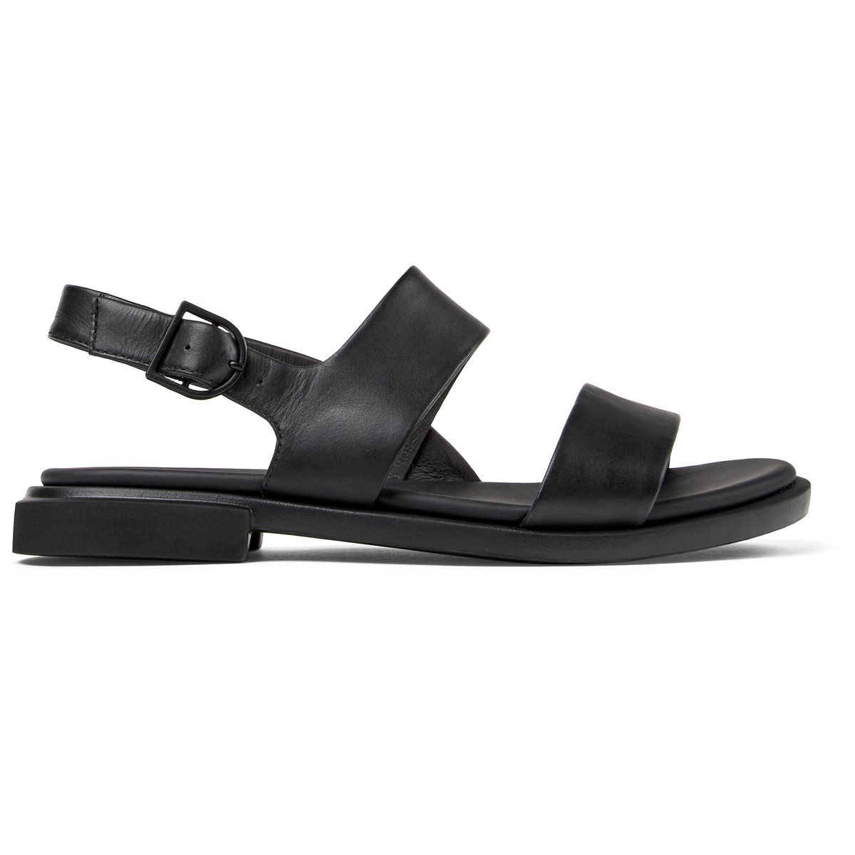Sandales Edy Cuir noir, CAMPER